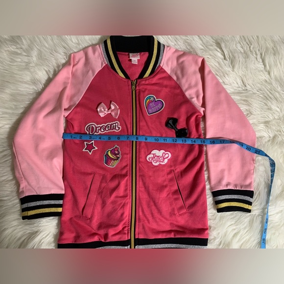 JoJo Siwa pink sweater with zipper - Picture 4 of 7